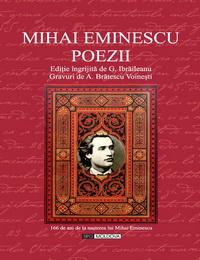 coperta carte mihai eminescu - poezii de g. ibraileanu
